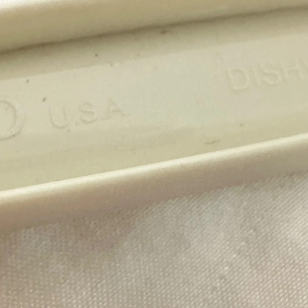 EKCO‎ Slotted Spoon White NEW Vintage 1986 Nylon Spectrum Made in USA